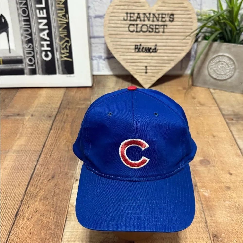 Vintage Chicago Cubs C Twins Enterprise Hat Cap Adjustable Baseball Snap Back